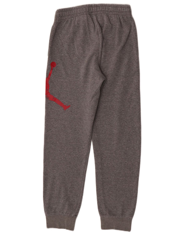 Jordan Boys Graphic Tracksuit Trousers Joggers 12-13 Years Large Grey