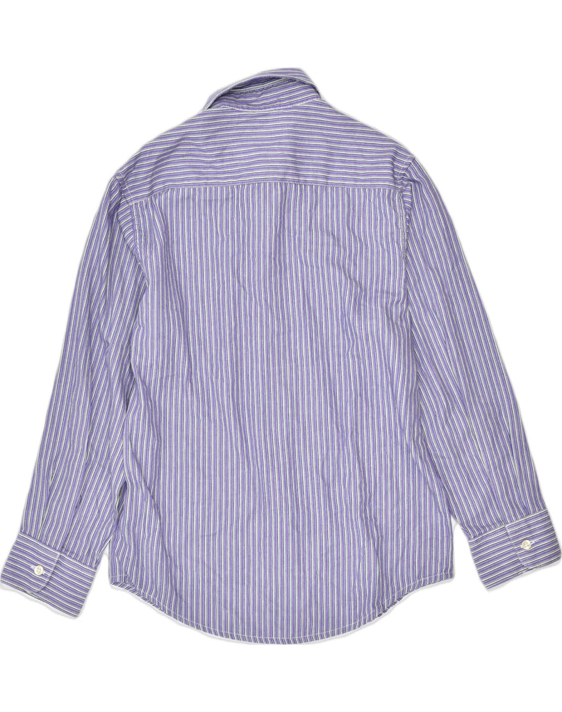 CHAPS Boys Shirt 7-8 Years Small Purple Striped Cotton | Vintage | Thrift | Second-Hand | Used Clothing | Messina Hembry 