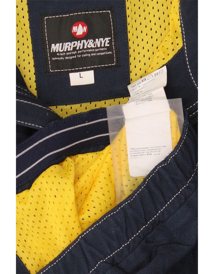 Murphy & Nye Mens Bomber Jacket UK 40 Large Navy Blue Polypropylene