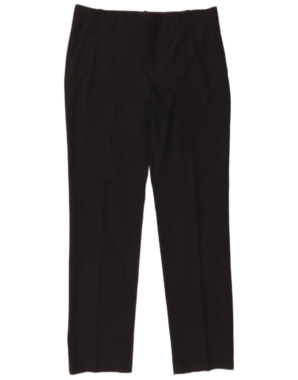 Zara Womens Pegged Casual Trousers EU 44 XL W34 L34 Black