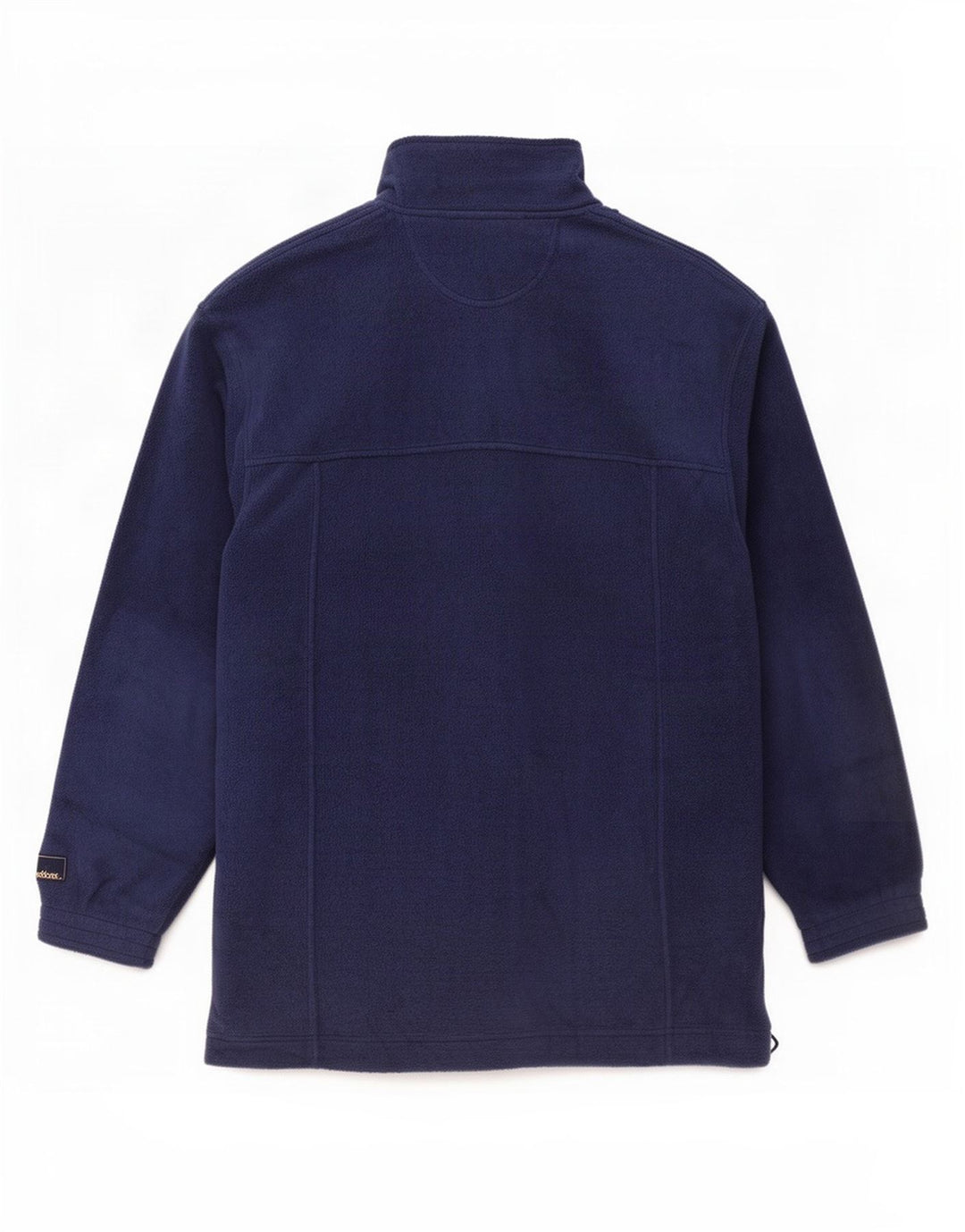 Adidas Mens Zip Neck Fleece Jumper UK 40/42 Medium Navy Blue Polyester