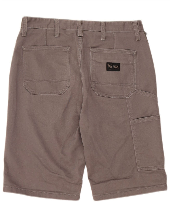 Vans Mens Cargo Shorts W30 Medium Grey Cotton