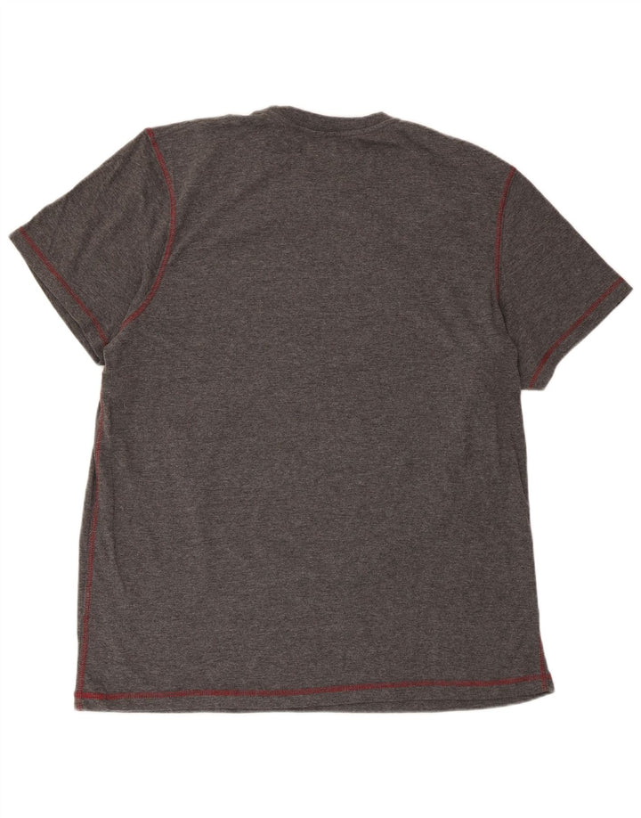 Wrangler Mens Graphic T-Shirt Top XL Grey Polyester