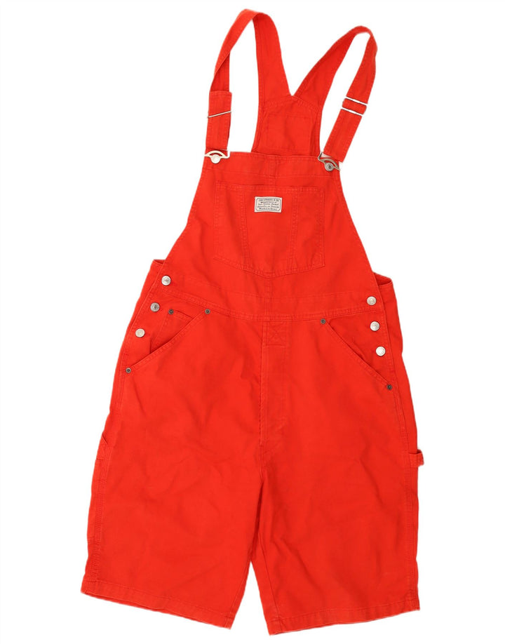 Levi's Womens Dungarees Denim Shorts Large W36 Red Cotton