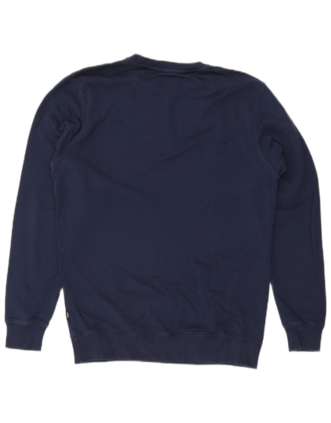 Vans Mens Sweatshirt Jumper Small Navy Blue Cotton