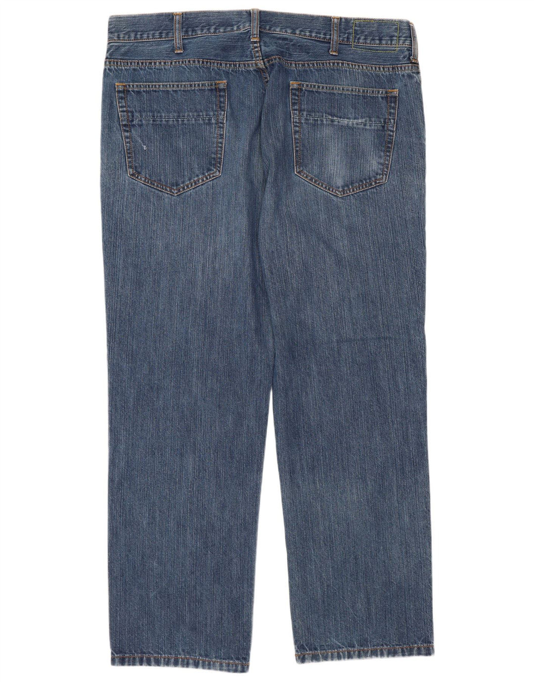 Dkny Mens Straight Jeans W38 L30 Blue Cotton