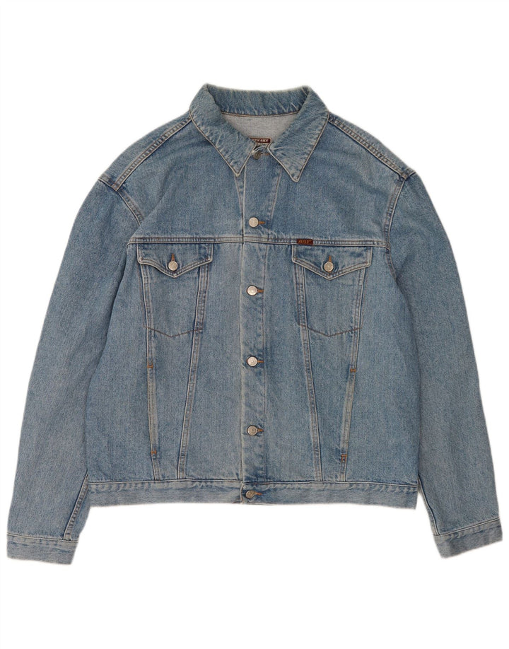 Rifle Mens Denim Jacket UK 44 2XL Blue