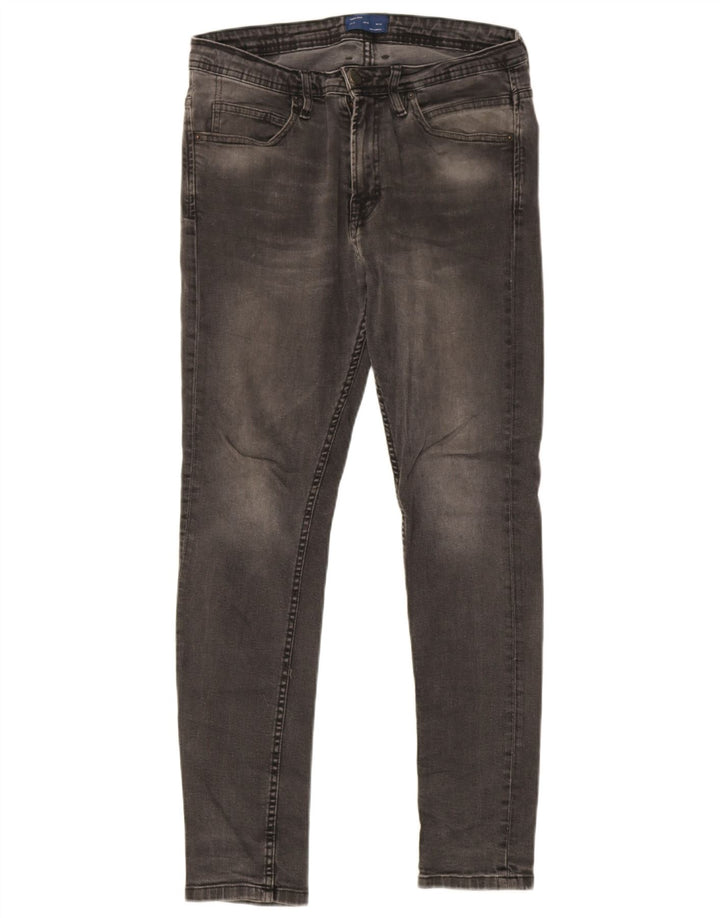 Zara Mens Skinny Jeans EU 42 Large W32 L27 Grey