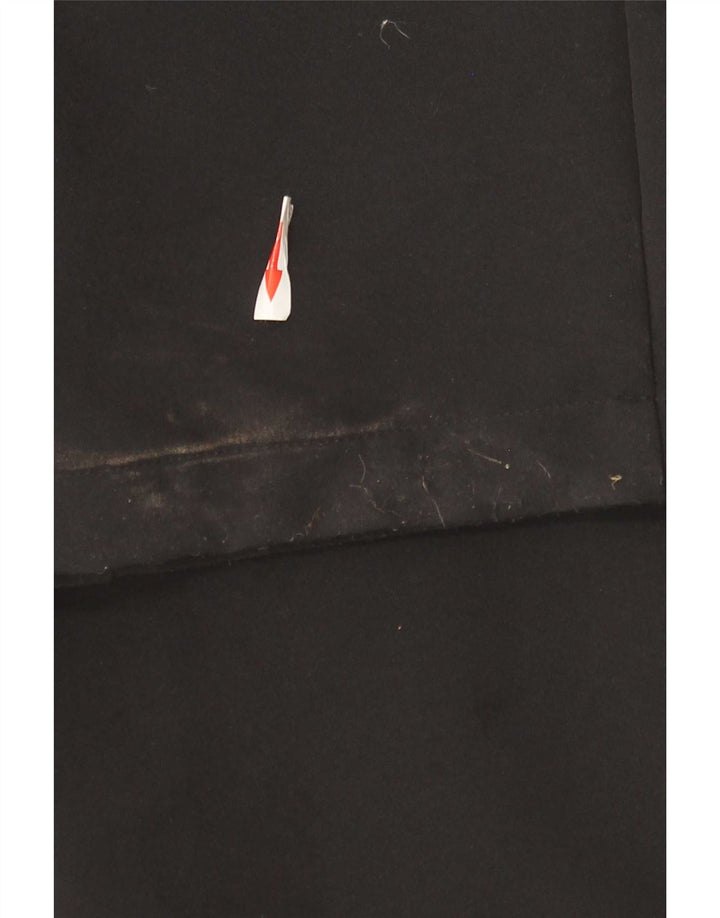 Adidas Mens Straight Chino Trousers W34 L32 Black Polyester