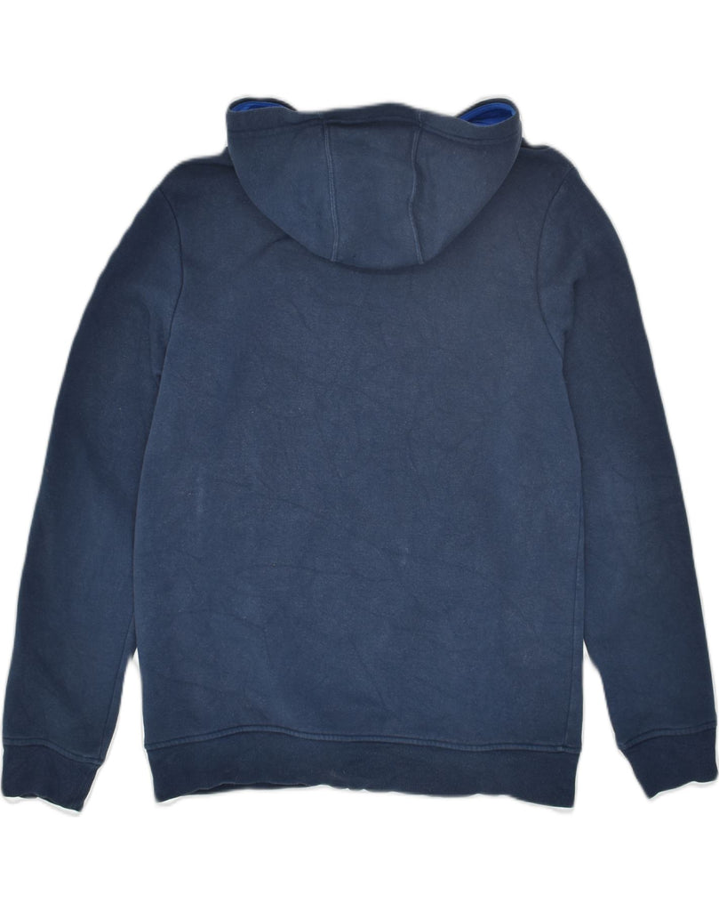 ADIDAS Boys Hoodie Jumper 13-14 Years Navy Blue Cotton | Vintage Adidas | Thrift | Second-Hand Adidas | Used Clothing | Messina Hembry 