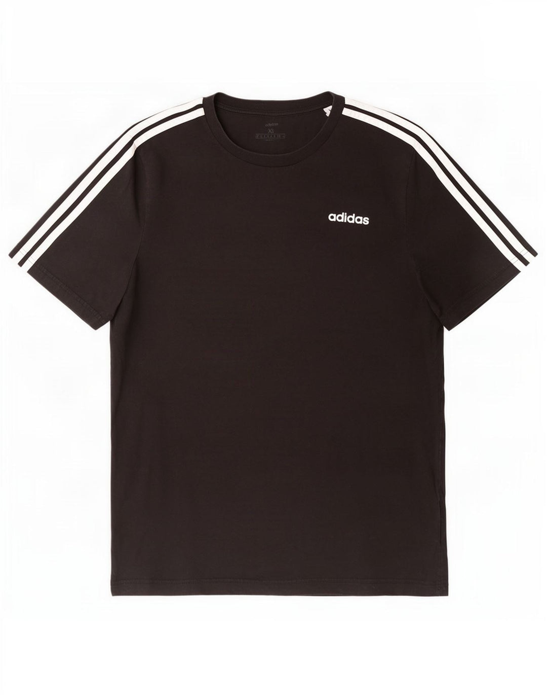 Adidas Mens T-Shirt Top XL Black Cotton