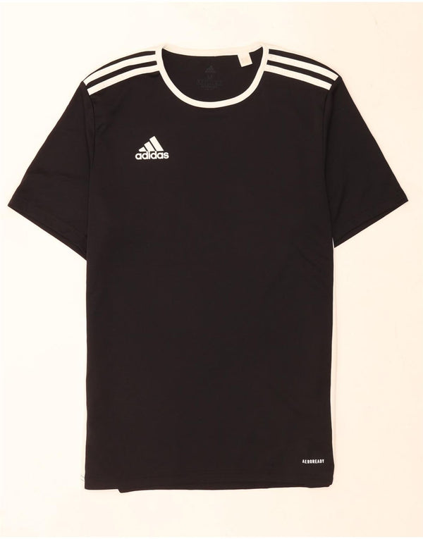 Adidas Mens Aeroready T-Shirt Top Medium Black Polyester