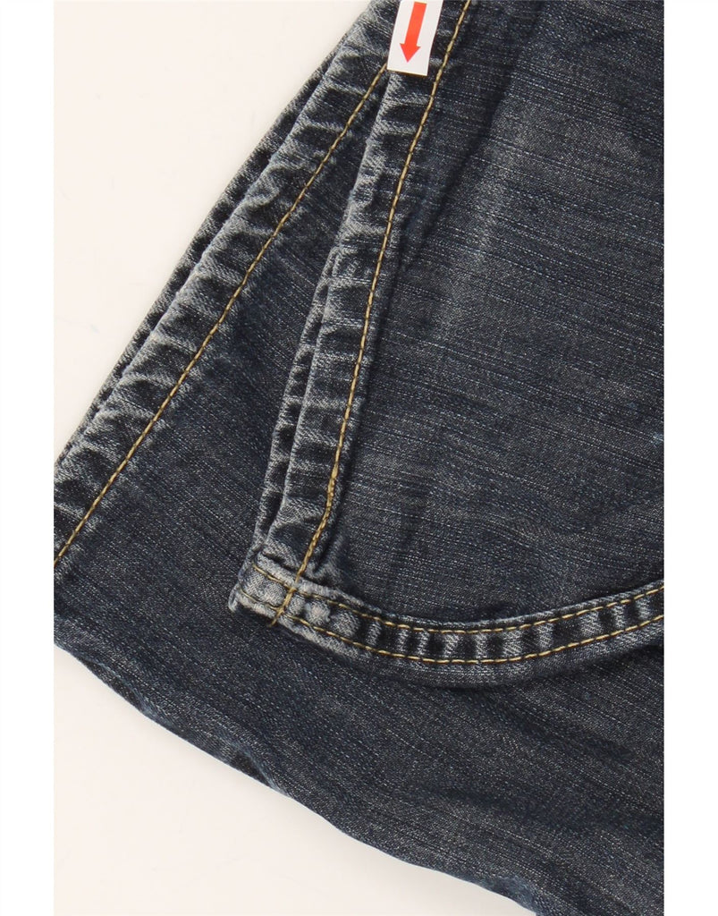 LEVI'S Boys 505 Regular Straight Jeans 15-16 Years W32 L29 Navy Blue Vintage Levi's and Second-Hand Levi's from Messina Hembry 