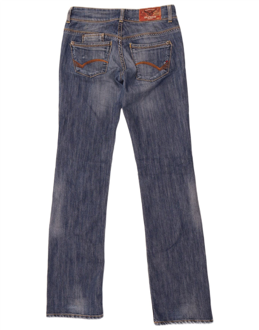 Tommy Hilfiger Womens Straight Jeans W27 L34 Blue Cotton