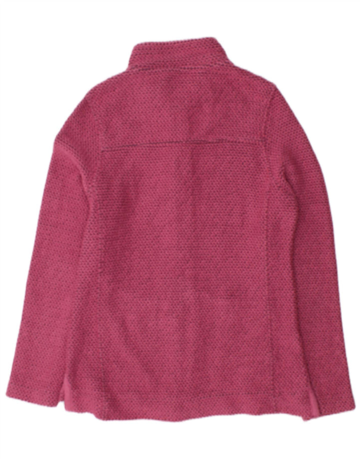 Weird Fish Womens Cardigan Sweater UK 10 Small Pink Cotton