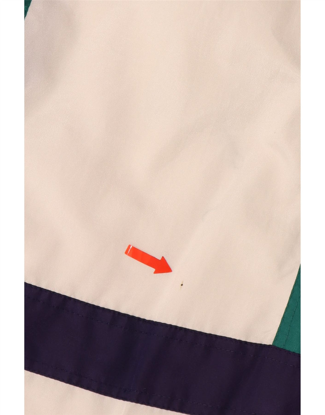 COSMOS Mens Tracksuit Top Jacket UK 16 Large White Colourblock