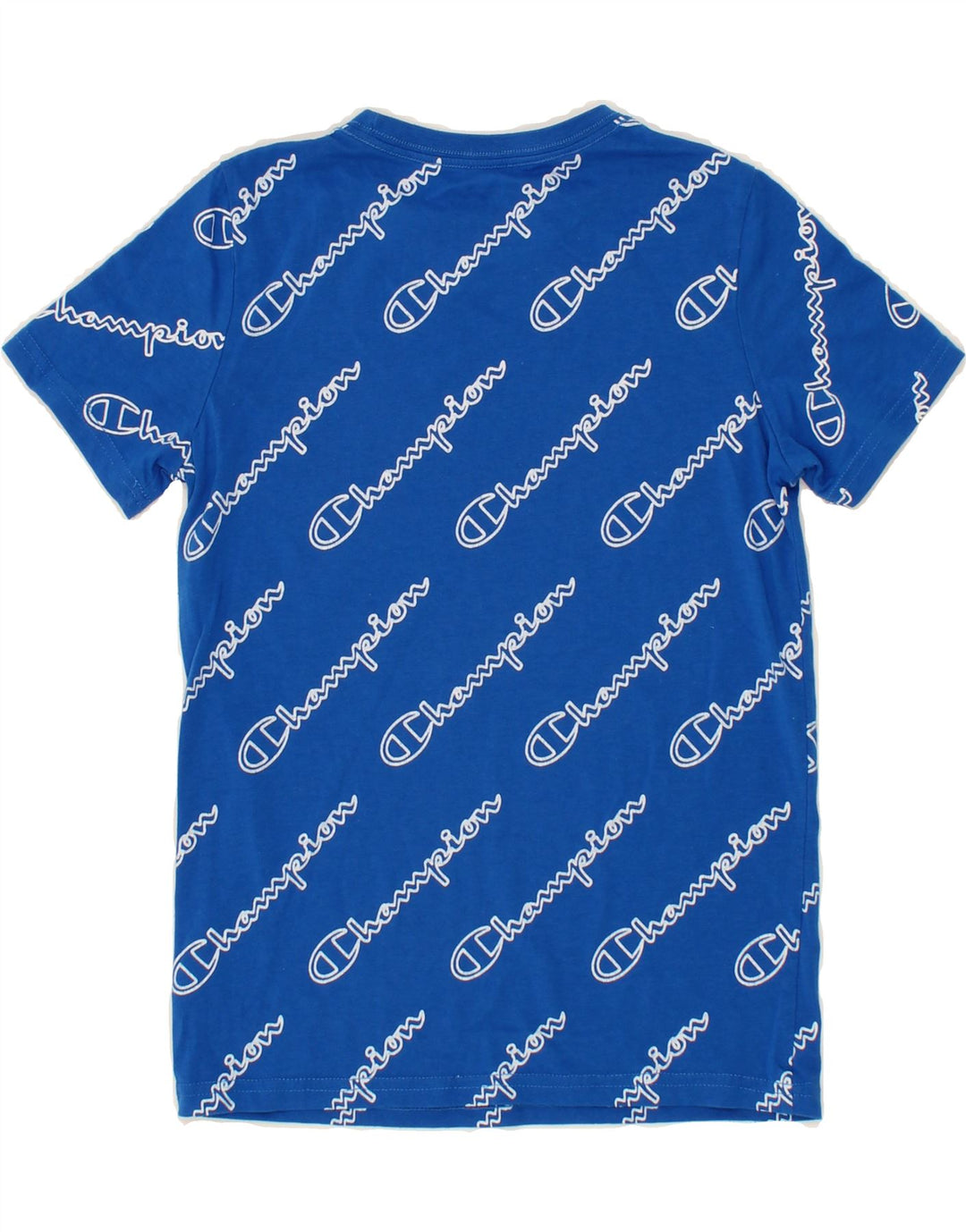 CHAMPION Boys Graphic T-Shirt Top 9-10 Years Medium Blue Vintage Champion and Second-Hand Champion from Messina Hembry 