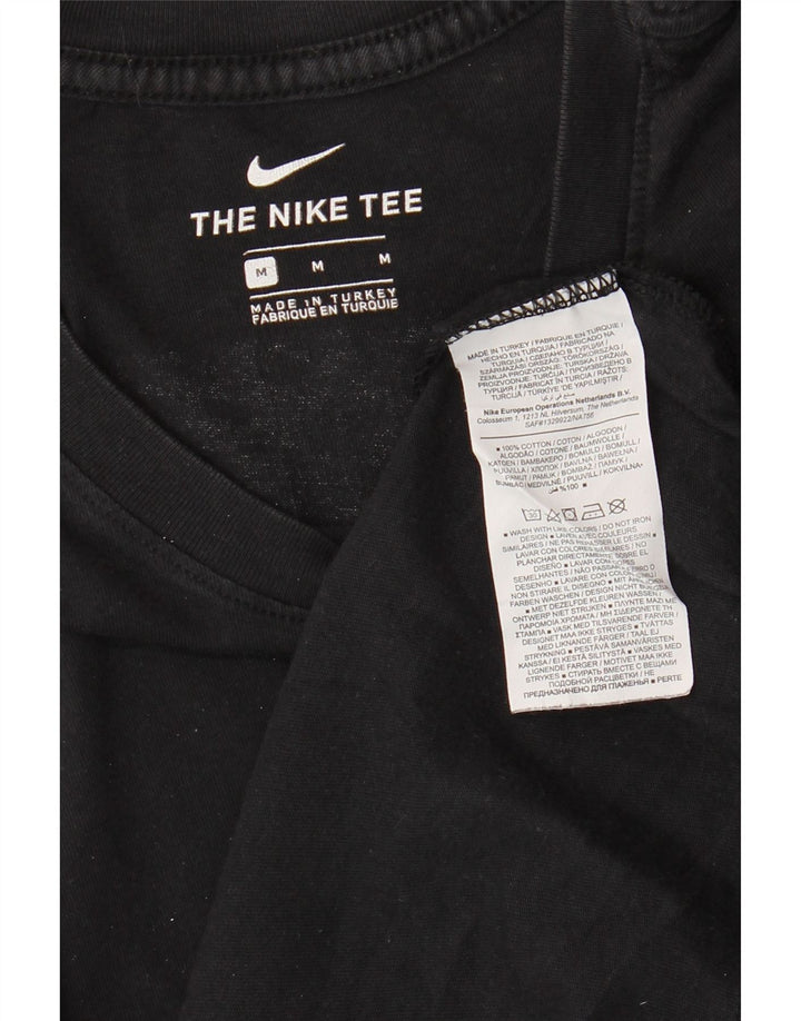 Nike Mens Air Graphic T-Shirt Top Medium Black Cotton