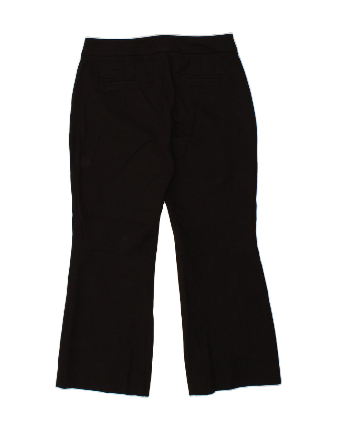 J. CREW Womens Hayden Bootcut Cropped Trousers US 8 Medium W30 L25 Black Vintage J. Crew and Second-Hand J. Crew from Messina Hembry 
