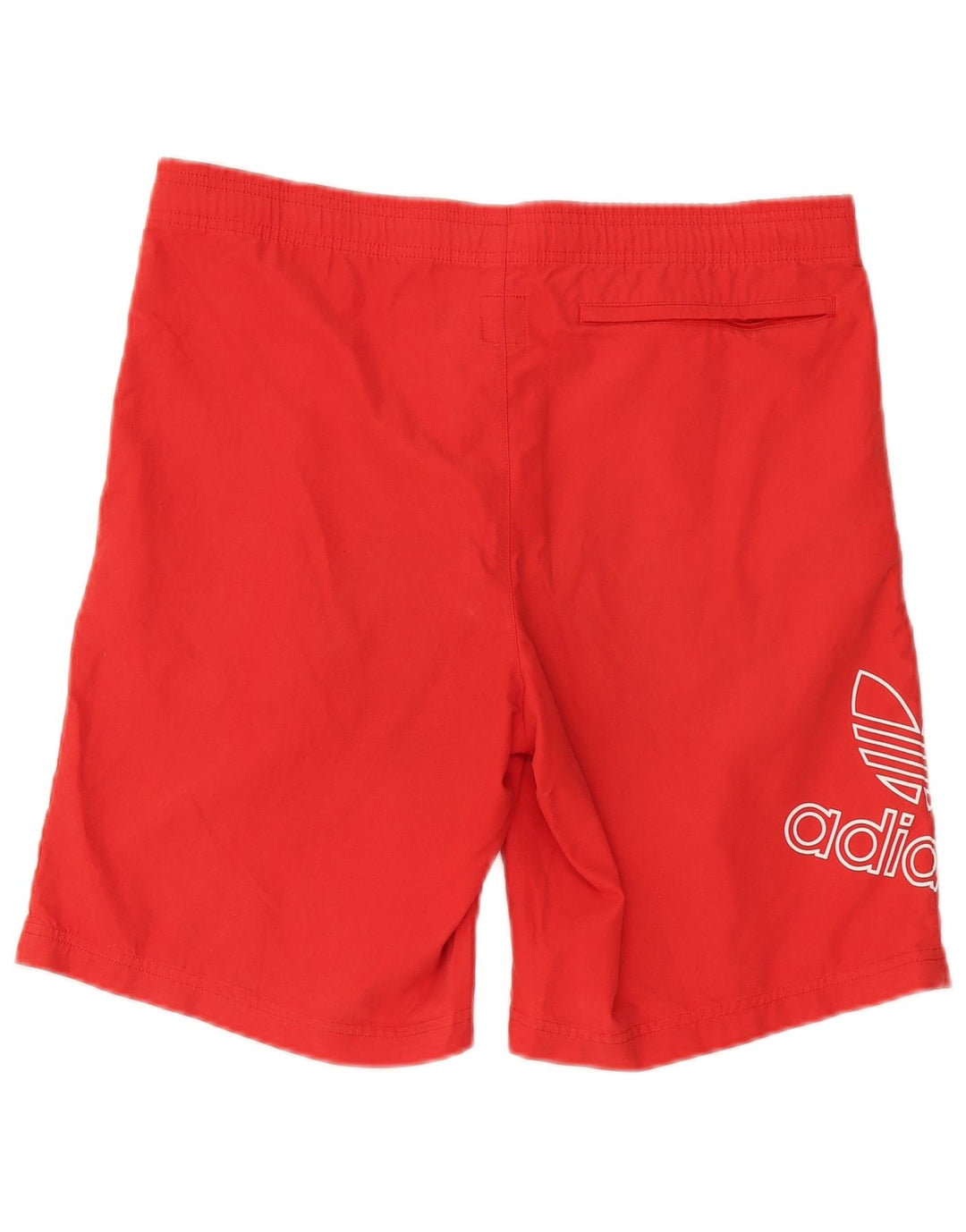 Adidas Mens Graphic Casual Shorts Small W29 Red Cotton