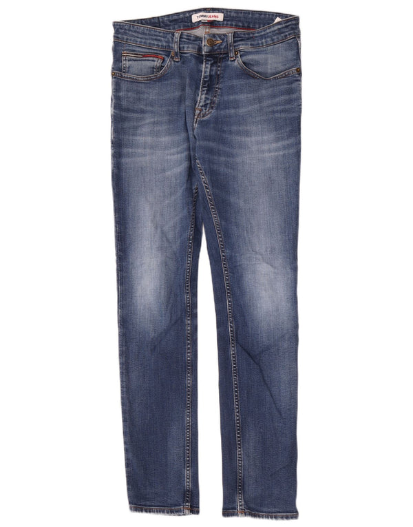 Tommy Hilfiger Mens Slim Jeans W31 L32 Blue Cotton