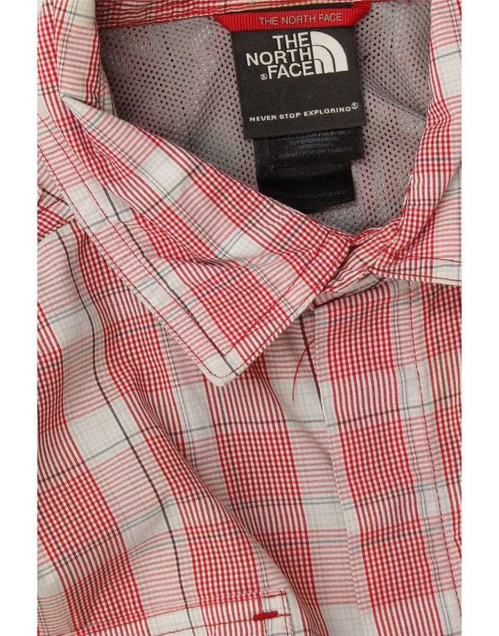 The North Face Mens Shirt Small Red Check Nylon