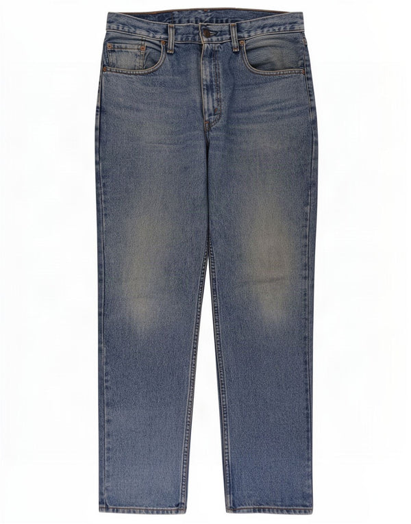 Levi's Mens 504 Straight Jeans W33 L31 Blue Cotton