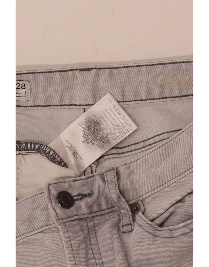 Gap Womens Skinny Jeans W28 L28 Grey Cotton