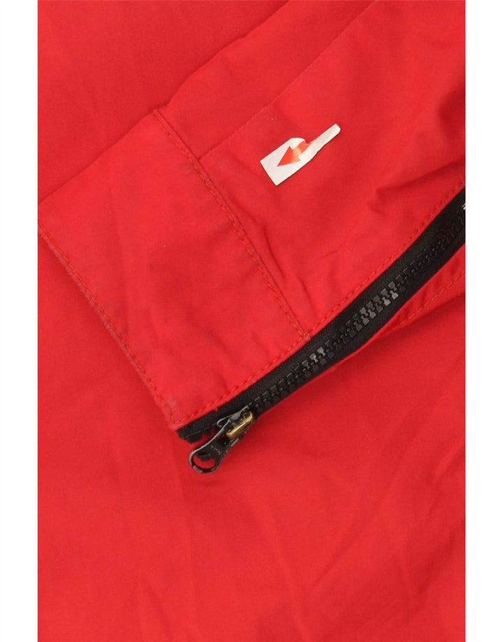 Refrigiwear Mens Bomber Jacket UK 38 Medium Red Colourblock Nylon
