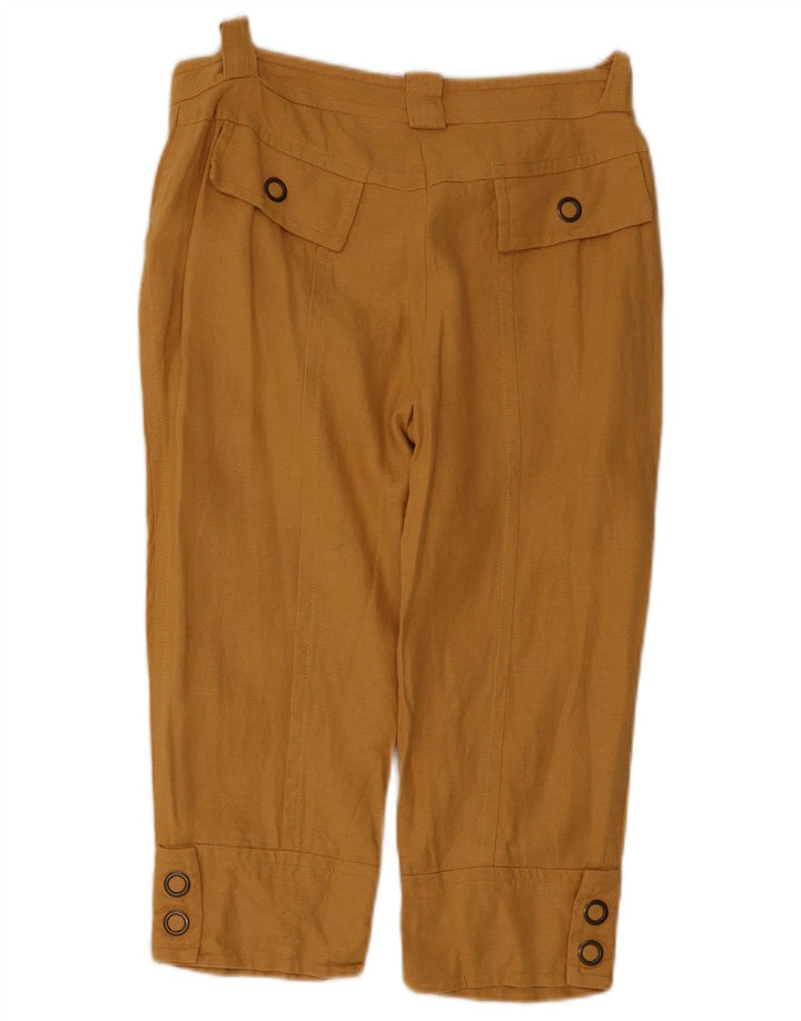 Luisa Spagnoli Womens Capri Trousers IT 44 Medium W34 L18 Beige