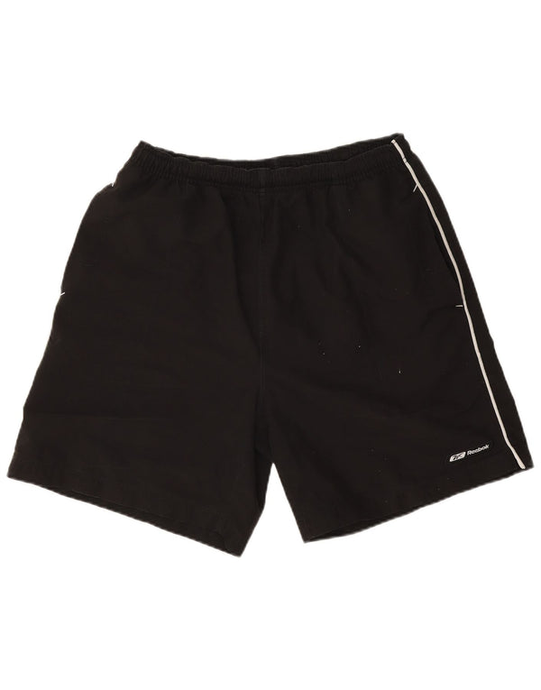 Reebok Mens Swimming Shorts Medium Black Polyester