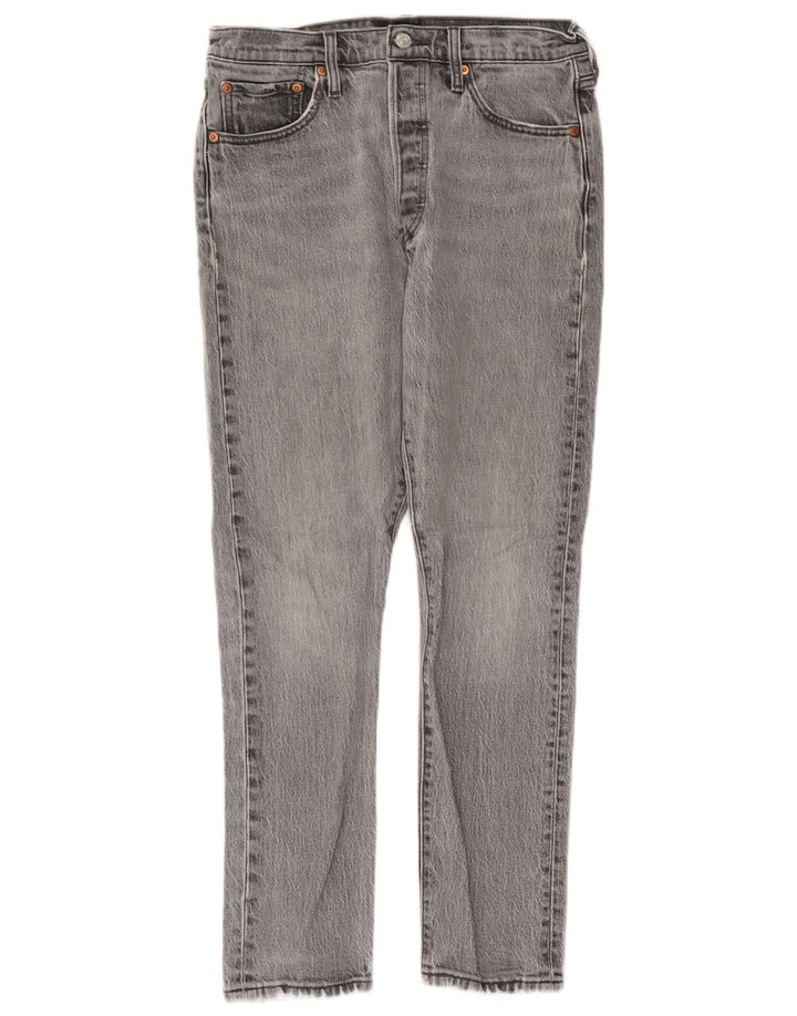 Levi's Womens Slim Jeans W29 L28 Grey Cotton