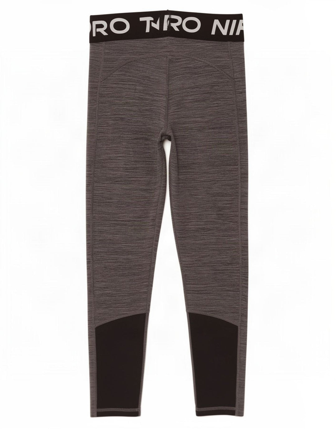Nike Womens Graphic Capri Leggings UK 8 Small Grey Colourblock Polyester