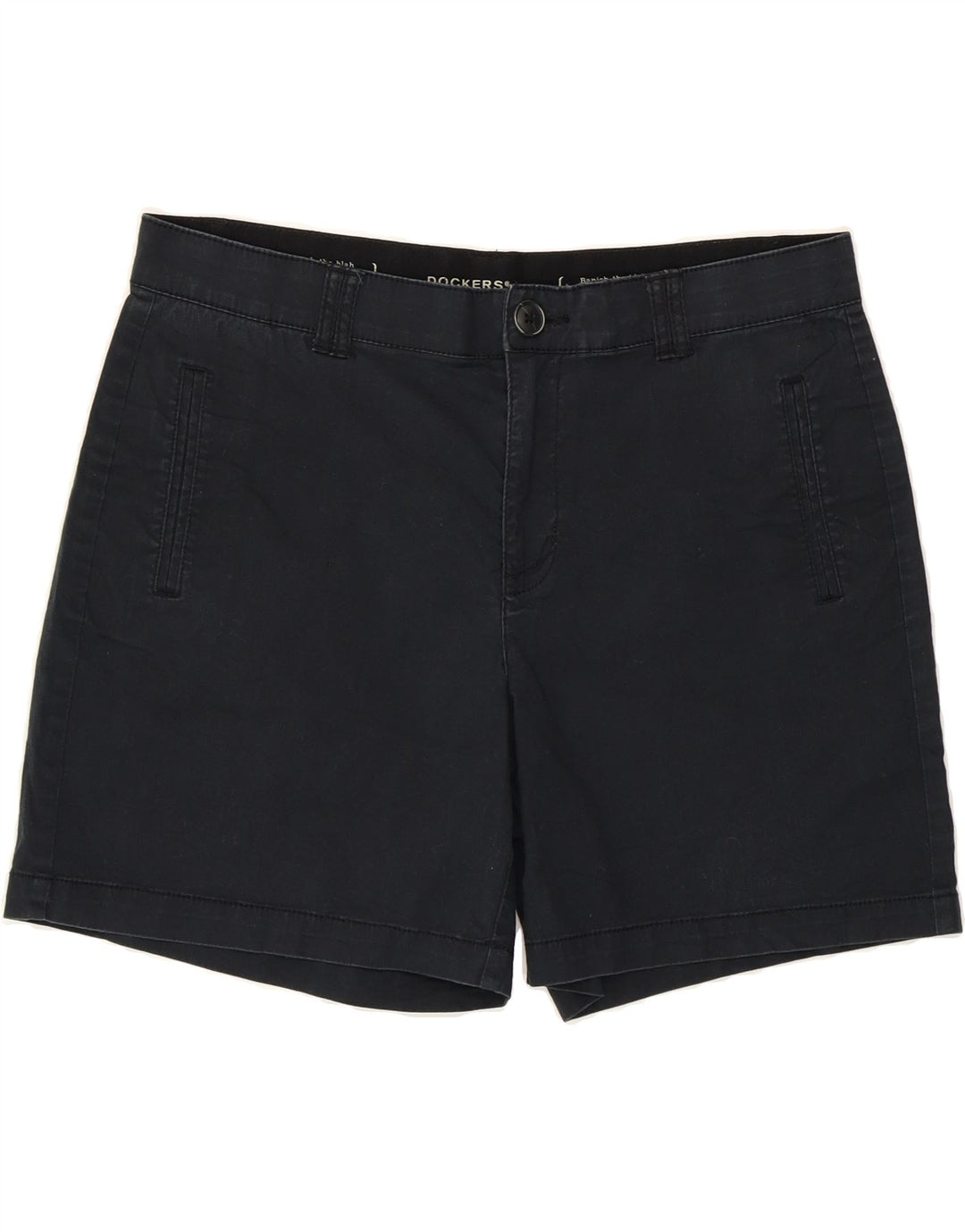 DOCKERS Womens Casual Shorts US 12 Large W34  Black Cotton Vintage Dockers and Second-Hand Dockers from Messina Hembry 