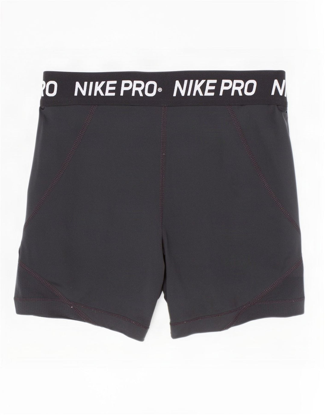 Nike Girls Dri Fit Graphic Sport Shorts 10-11 Years Medium Black Polyester