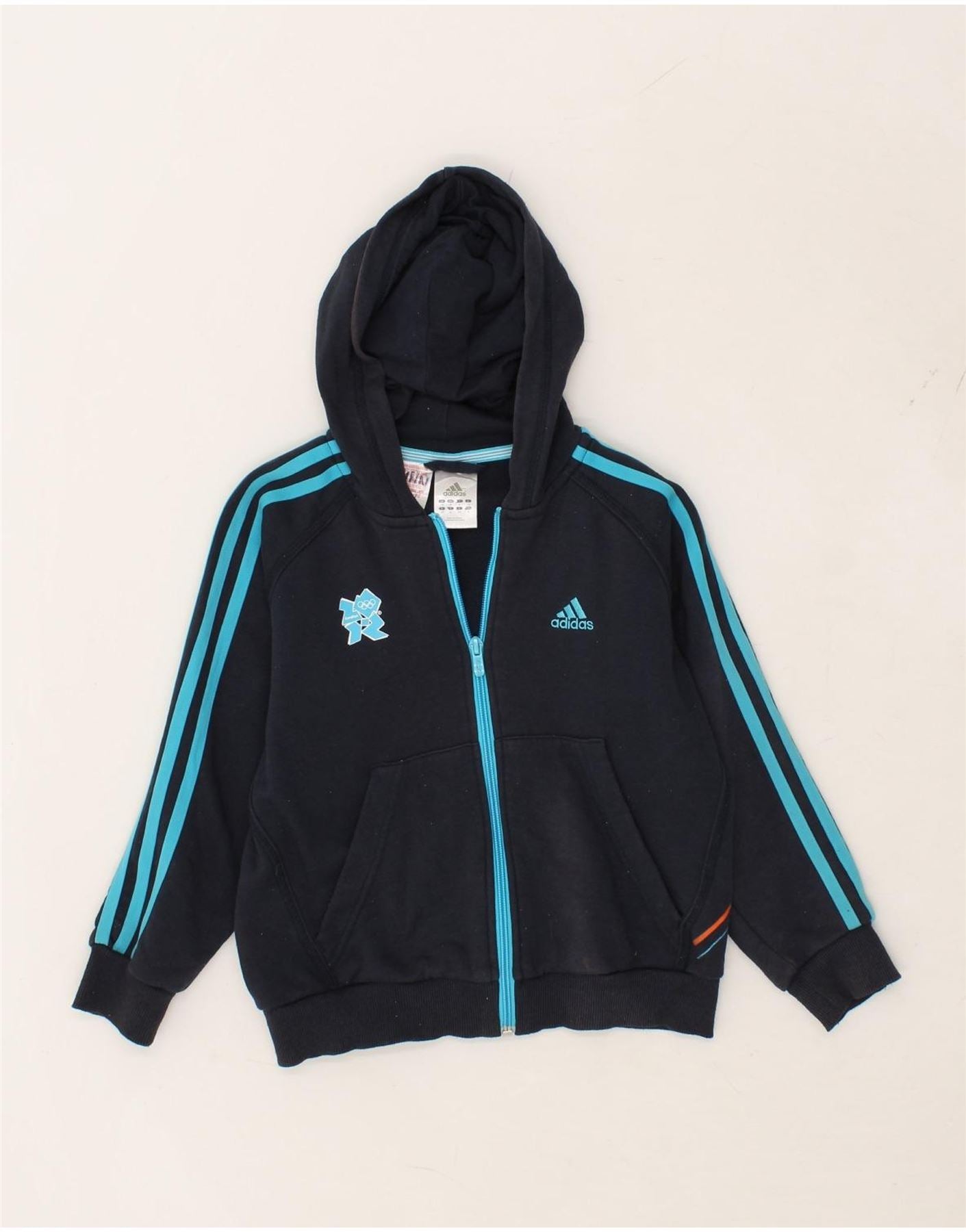 Adidas blue and green hoodie on sale