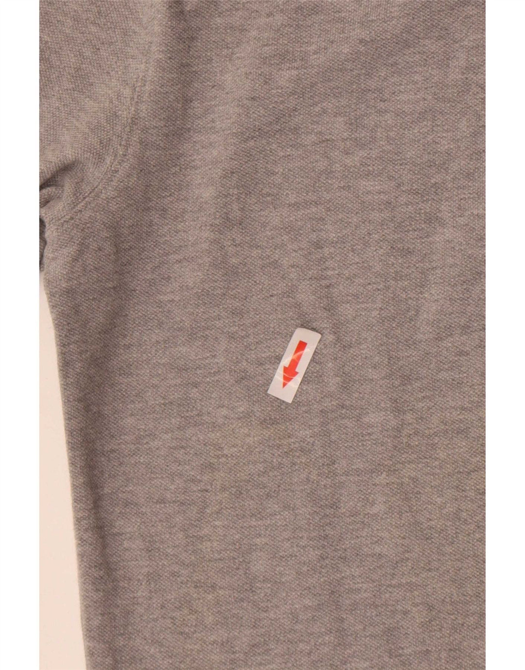 Massimo Dutti Mens Polo Shirt Large Grey Cotton