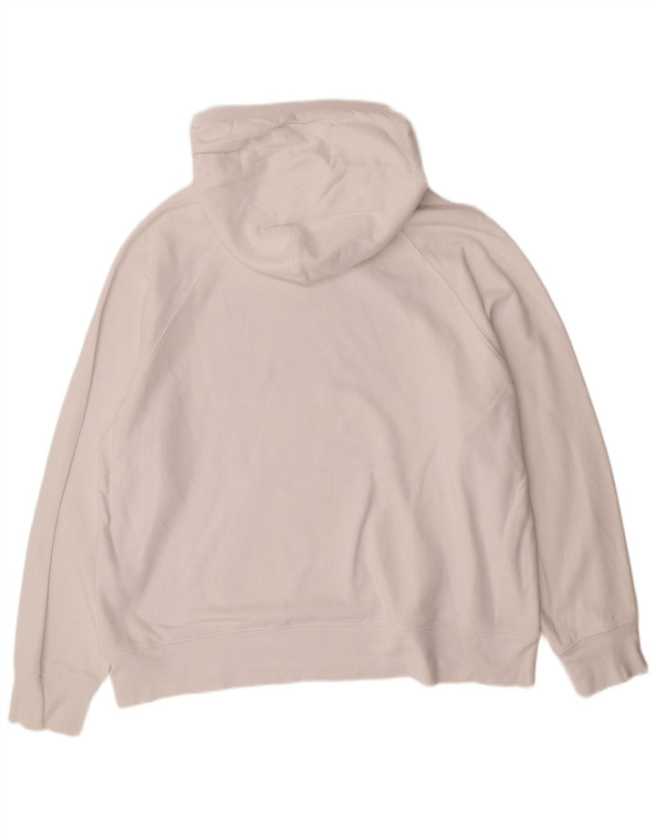 LEVI'S Mens Graphic Hoodie Jumper XL White Cotton
