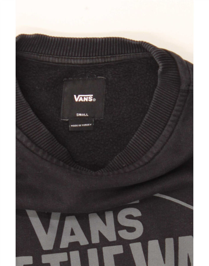 Vans Mens Graphic Sweatshirt Jumper Small Black