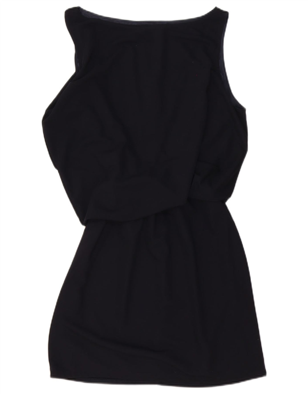 Zara Womens Sleeveless Sheath Dress UK 14 Medium Navy Blue