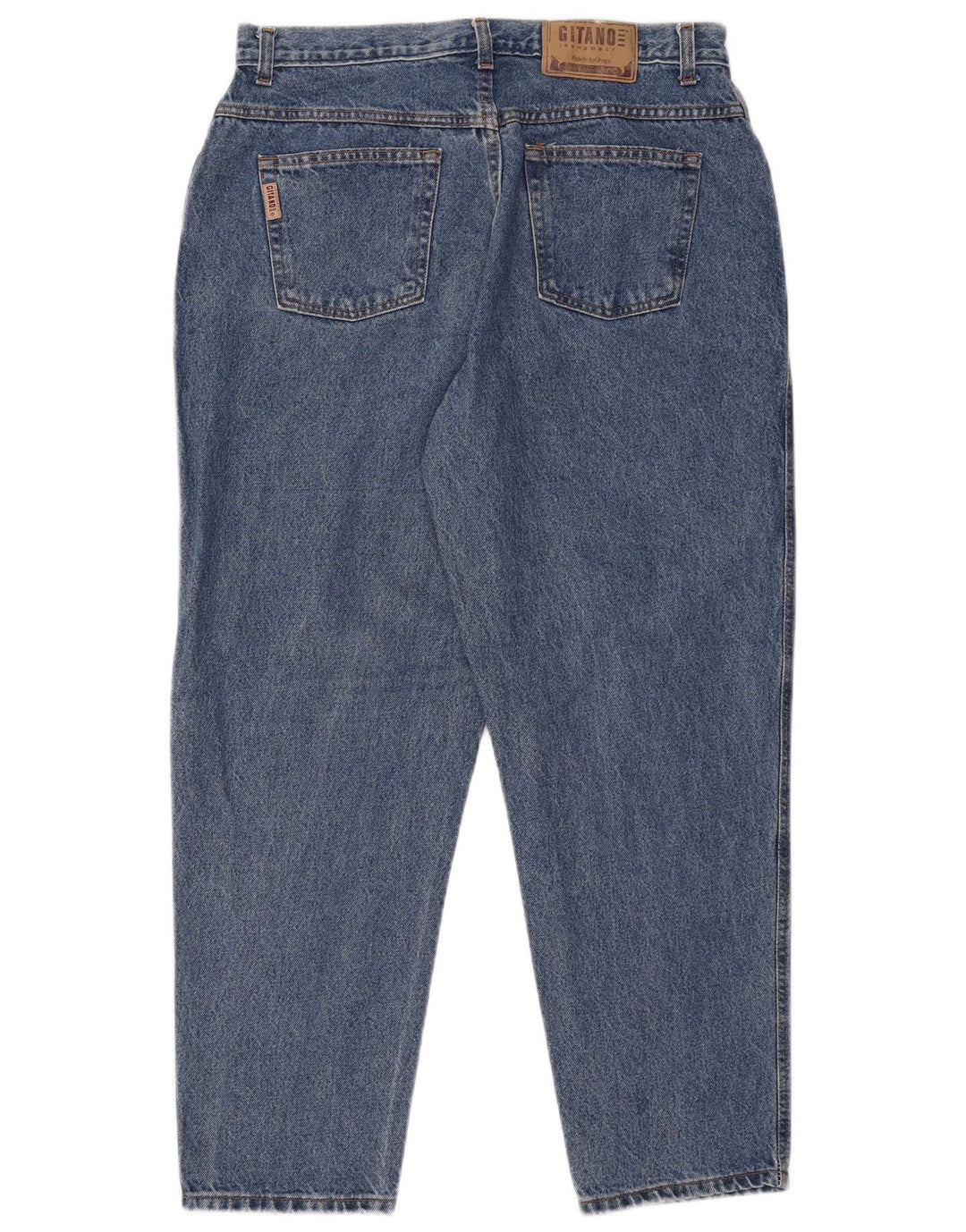 Gitano Womens High Waist Tapered Jeans US 16 2XL W34 L29 Blue Cotton