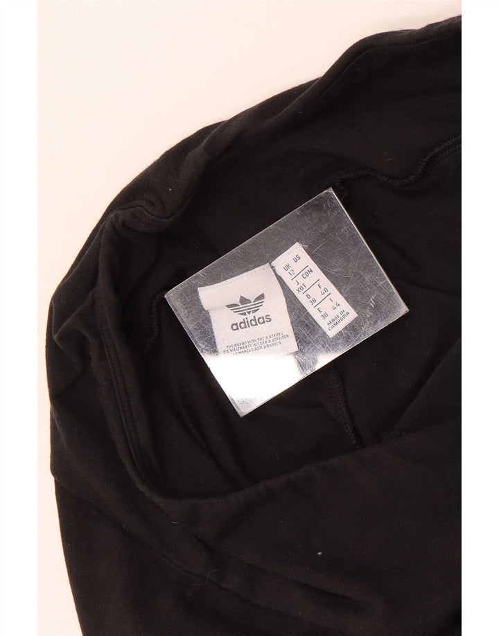 Adidas Womens Graphic Leggings UK 12 Medium Black