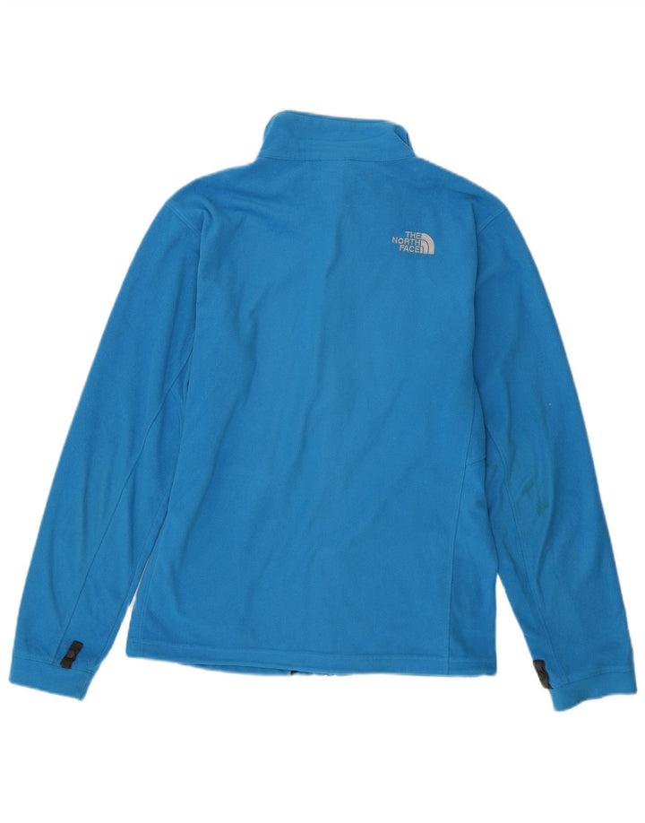 THE NORTH FACE Mens Fleece Jacket UK 36 Small Blue Polyester