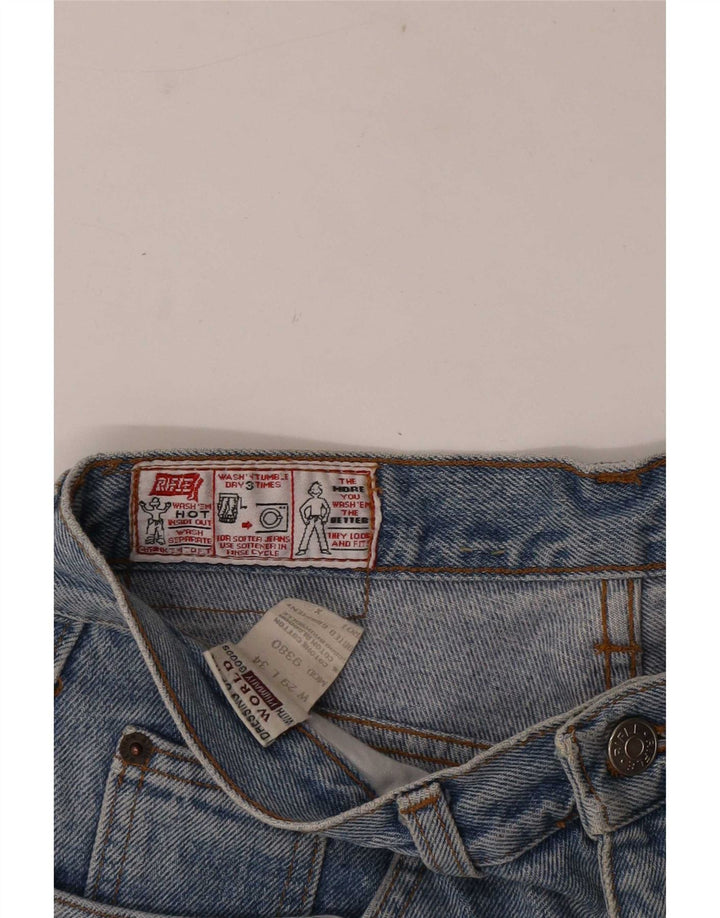 Rifle Mens Denim Shorts Small W29 Blue Cotton