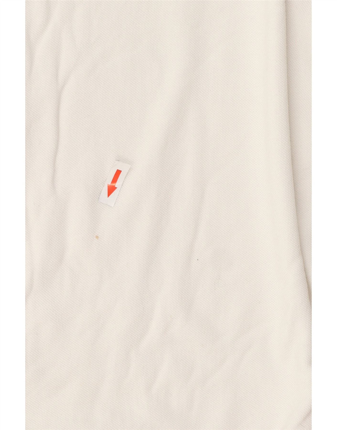Crew Clothing Mens Polo Shirt Medium White Cotton