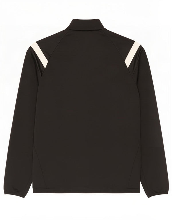 Adidas Mens Climacool Zip Neck Sweatshirt Jumper Small Black Colourblock