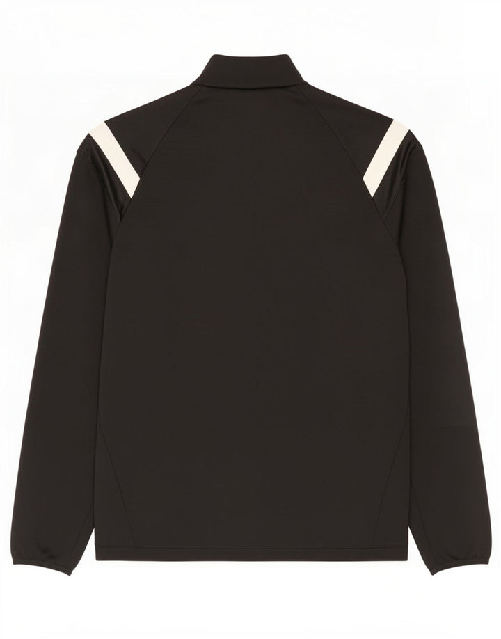 Adidas Mens Climacool Zip Neck Sweatshirt Jumper Small Black Colourblock