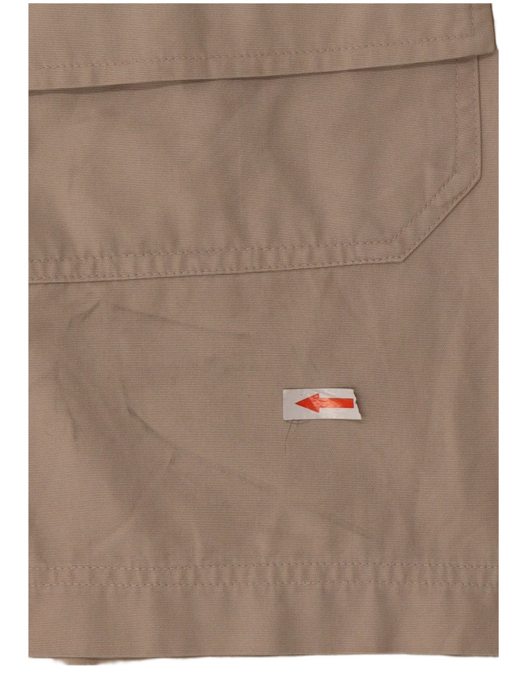 Vintage Mens Cargo Shorts Medium W32 Beige Cotton