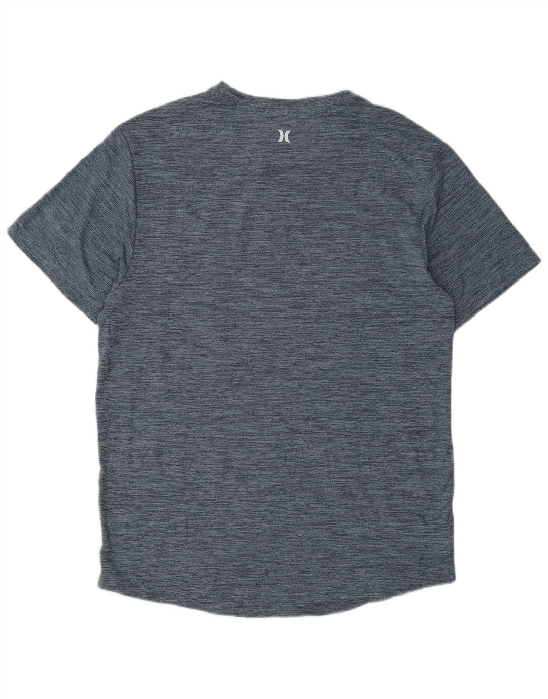 Hurley Mens Graphic T-Shirt Top Medium Navy Blue Flecked Polyester