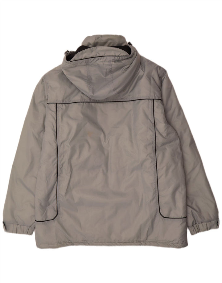 CHAMPION Mens Hooded Padded Jacket UK 42 XL Blue Polyamide